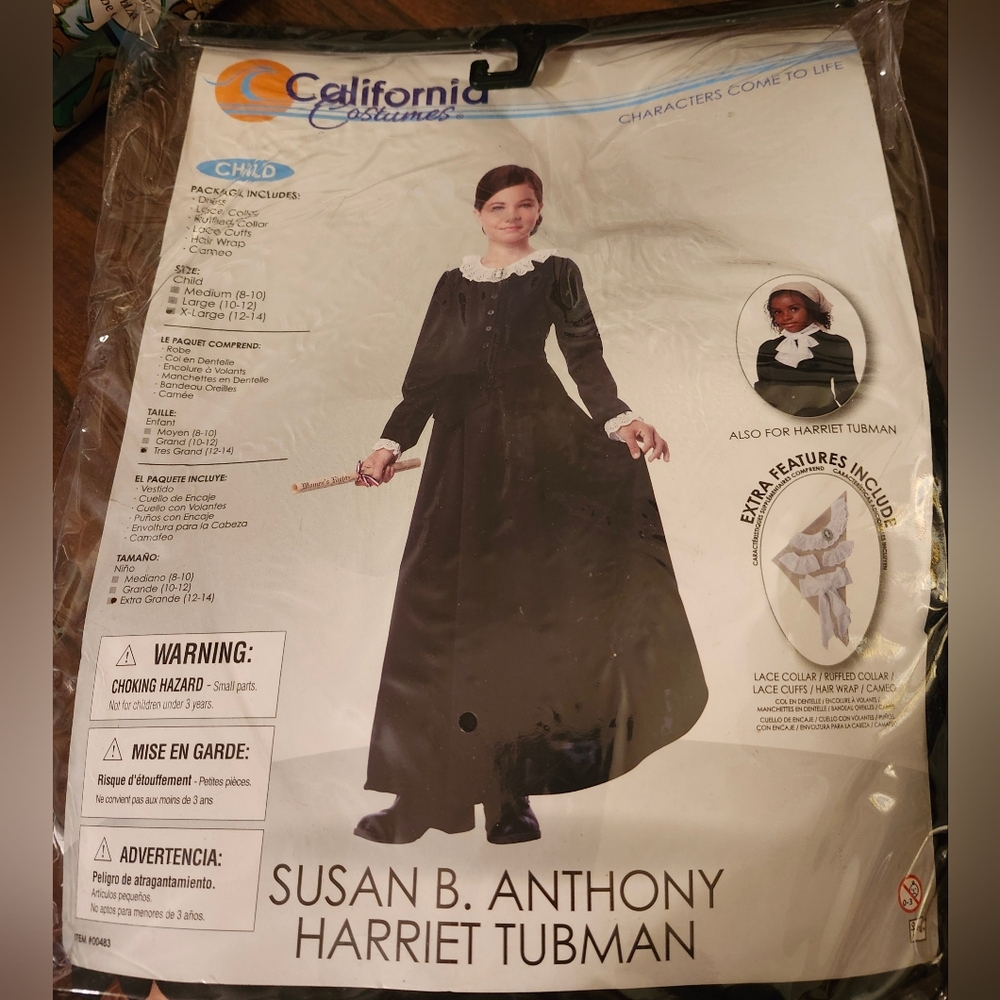 Susan B Anthony Harriet Tubman costume